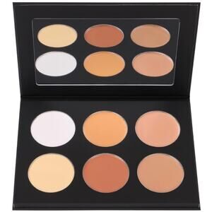 Makeup Concealer Palette New 6 Color  Professional Blemish Corrector Light Brown
